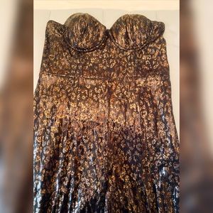 House of Harlow Bustier Leopard Jumpsuit -XL